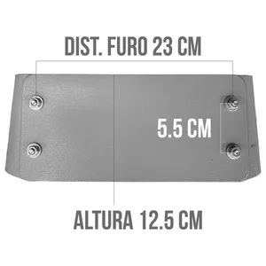 Suporte Morsa Para Carrinho de Bancada 13x20x30cm Marcon - SM-M