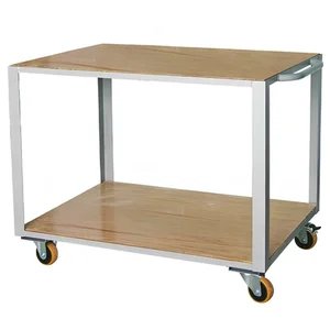 Carrinho Com Bancada Aberta 90x81x111cm Compensado Marcon - CR-66