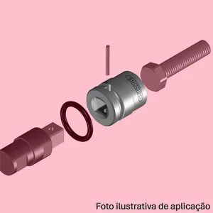 Soquete de Impacto Longo 3/4" x 32mm K32L Gedore - 020113