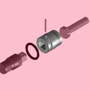 Soquete de Impacto 1" x 33mm K21 Gedore - Industrial 021027