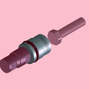 Soquete de Impacto 1" x 33mm K21 Gedore - Industrial 021027