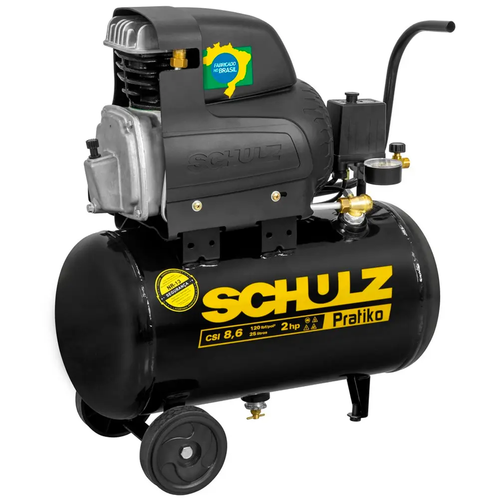 Motocompressor Pratiko CSI 8,6/25 – 2 HP 25 Litros