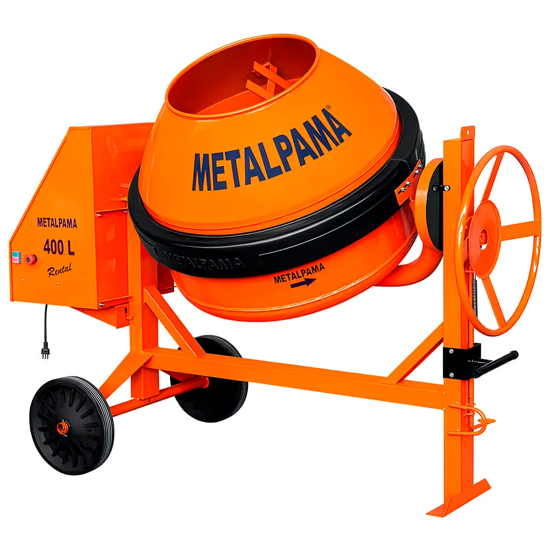 Betoneira Metalpama Rental 400L Motor 2cv 220v