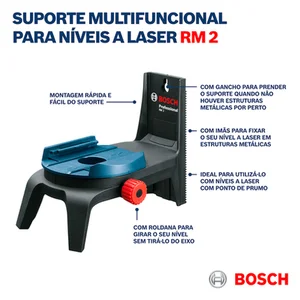 Suporte Para Nível a Laser Universal RM-2 Bosch - 601092700