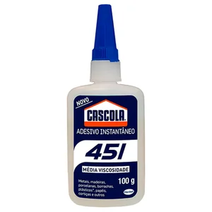 Adesivo Instantâneo Cascola 451 Cianoacrilato 100g