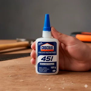 Adesivo Instantâneo Cascola 451 Cianoacrilato 100g