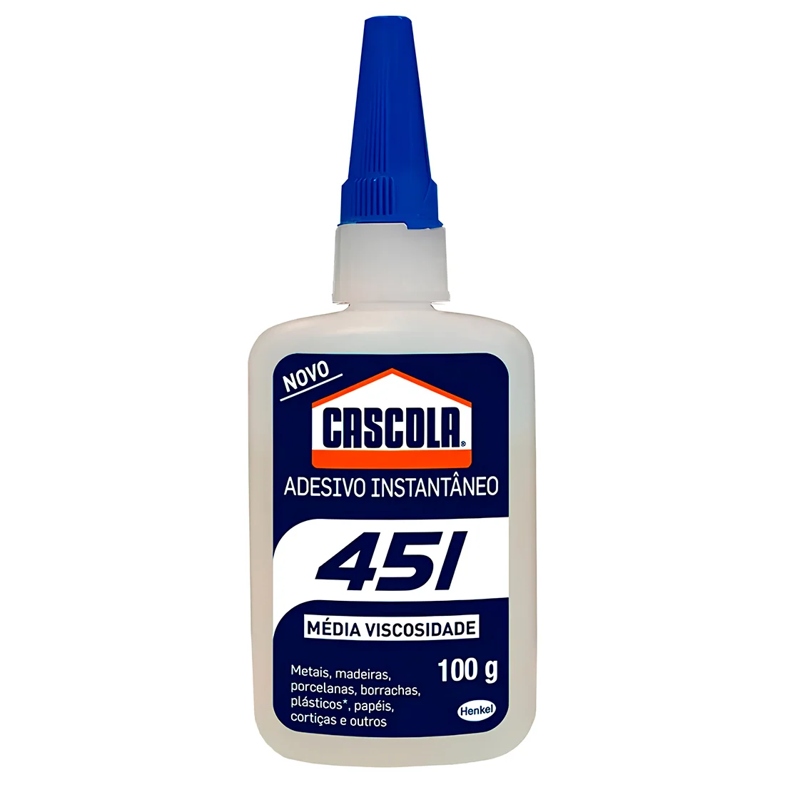 Adesivo Instantâneo Cascola 451 Cianoacrilato 100g