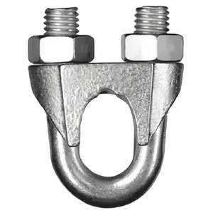 Clips Para Cabo de Aço Galvanizado Leve 3/16" Pol.