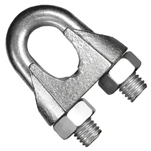 Clips Para Cabo de Aço Galvanizado Leve 3/16" Pol.