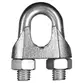 Clips Para Cabo de Aço Galvanizado Leve 3/16" Pol.