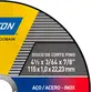 Disco de Corte Inox 4.1/2" x 1 x 7/8" Standard Norton