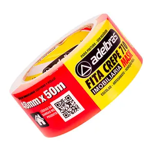 Fita Crepe 48x50M 710 Uso Geral Adelbras