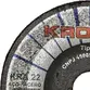 Disco de Desbaste em Aço 4.1/2" (115mm) Kronos KRA 22, Furo de 7/8"