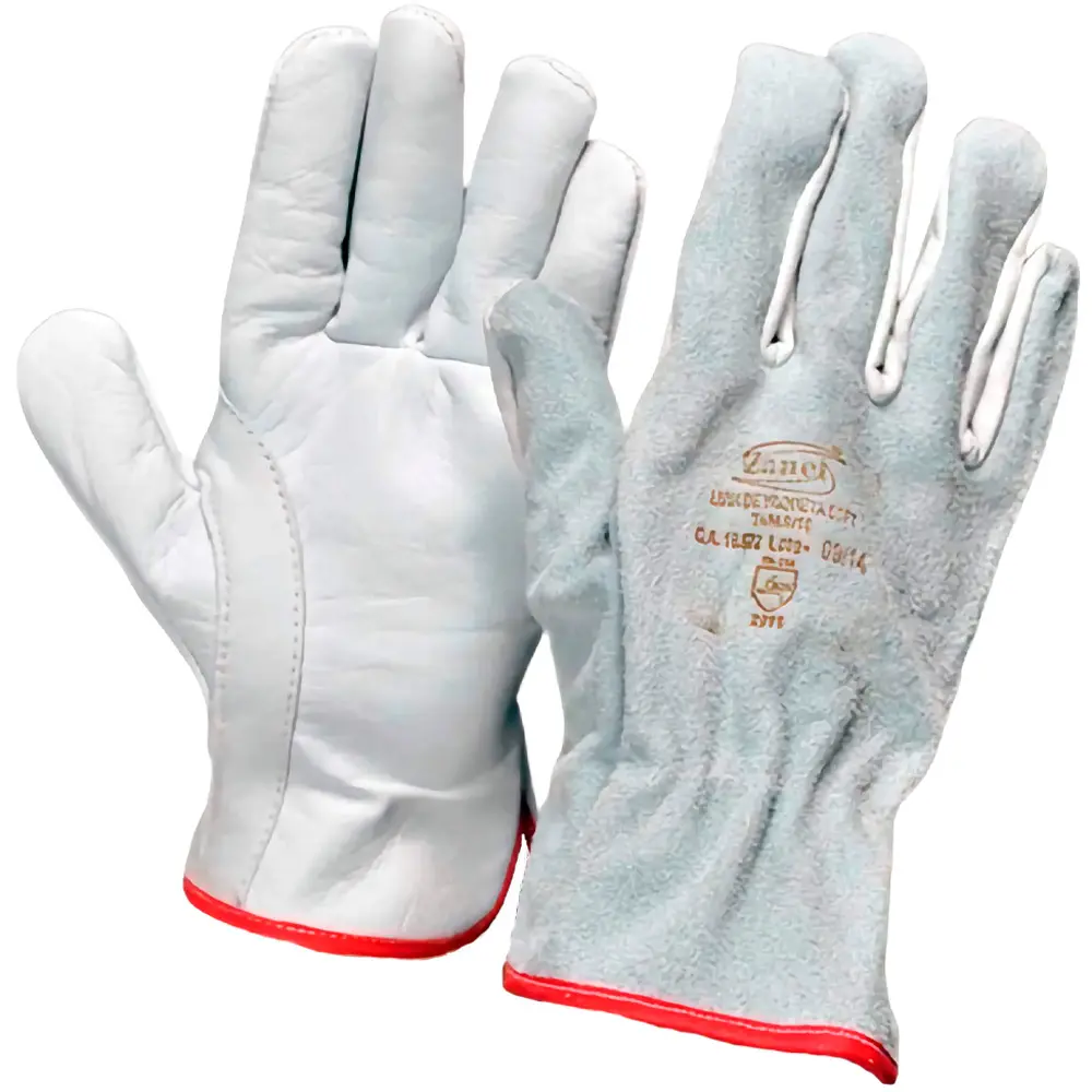 Luva Vaqueta Petroleira Dorso Raspa VR-28CR CA16072 Zanel