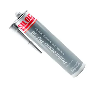 Adesivo Poliuretano 300ml PU44 Cinza Siloc