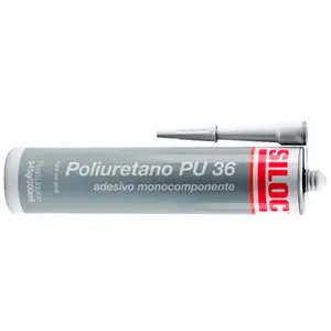 Adesivo Poliuretano 300ml PU44 Cinza Siloc
