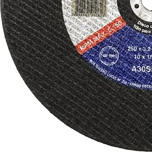 Disco de Corte em Aço 10" (250mm) Kronos DCA 22, Furo de 3/4"