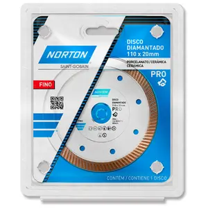 Disco Diamantado 4" Pol. Porcelanato Pro Norton
