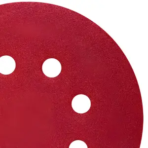 Disco de Lixa 125mm Saitac Com Velcro Grão 220 OX-AL 8F