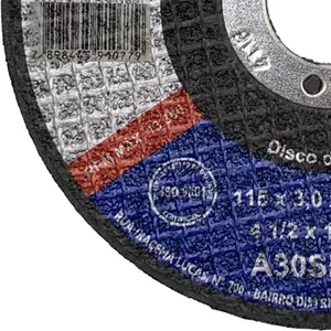 Disco de Corte em Aço 4.1/2" (115mm) Kronos DCA 22, Furo de 7/8"