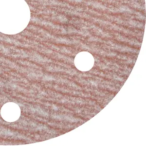 Disco de Lixa Com Velcro 6" Grão 220 A275 Com Furo Norton