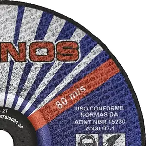 Disco de Desbaste em Aço 9" (230mm) Kronos KRA 22, Furo de 7/8"