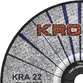 Disco de Desbaste em Aço 9" (230mm) Kronos KRA 22, Furo de 7/8"