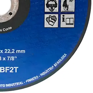 Disco de Corte em Aço 7" (180mm) Kronos DCA 22, Furo de 7/8"