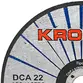 Disco de Corte em Aço 7" (180mm) Kronos DCA 22, Furo de 7/8"