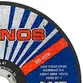 Disco de Corte em Aço 7" (180mm) Kronos DCA 22, Furo de 7/8"