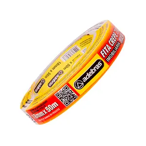 Fita Crepe 18x50M 710 Uso Geral Adelbras