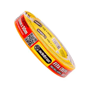 Fita Crepe 18x50M 710 Uso Geral Adelbras
