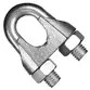 Clips Para Cabo de Aço Galvanizado Leve 1/4" Pol.