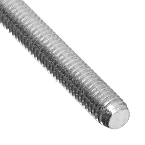 Barra Roscada 1/4" 1 Metro Zincada