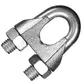 Clips Para Cabo de Aço Galvanizado Leve 1/8" Pol.