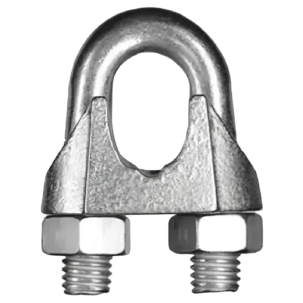 Clips Para Cabo de Aço Galvanizado Leve 1/8" Pol.
