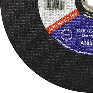 Disco de Corte em Aço 12" (300mm) Kronos DCA 22, Furo de 3/4"