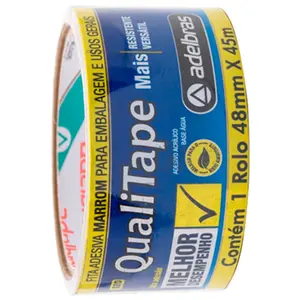 Fita Para Embalagem 48 x 45 Marrom Adelbras