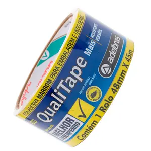 Fita Para Embalagem 48 x 45 Marrom Adelbras