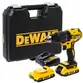 Paraf. e Furadeira de Impacto 1/2" Dewalt 20v C/ 2 Baterias DCD7781D2BR