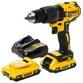 Paraf. e Furadeira de Impacto 1/2" Dewalt 20v C/ 2 Baterias DCD7781D2BR