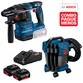 Combo Bosch 18v - Martelete Perfurador GBH 185-LI e Aspirador de Pó GAS 18V-10L + Kit Baterias
