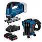 Combo Bosch 18v - Aspirador de Pó GAS 18V-10L e Serra Tico-Tico GST 185-LI + Kit Baterias