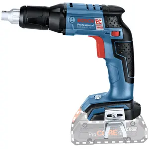 Parafusadeira Para Drywall 1/4" Bosch S/ Bateria GSR 18v EC TE