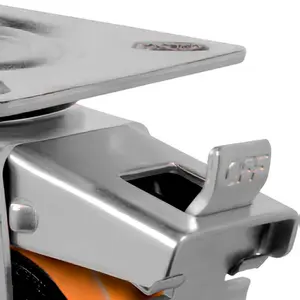 Rodízio Giratório Schioppa GL 312 PE 170kg Com Freio