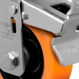 Rodízio Giratório Schioppa GL 312 PE 170kg Com Freio