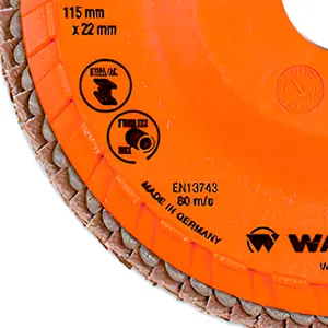 Disco Flap Para Aço 4.1/2x5/8" Enduro Flex Grão 40 Walter