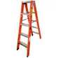 Escada de Fibra Americana Duplo Acesso 1,5M 5 Degraus Esca Fort
