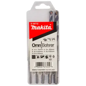 Jogo de Brocas Multi Materiais Makita 4 a 10mm D-36712
