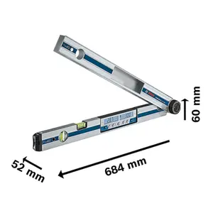 Medidor de Ângulos e Inclinação Digital Bosch 270º GAM 270 MFL
